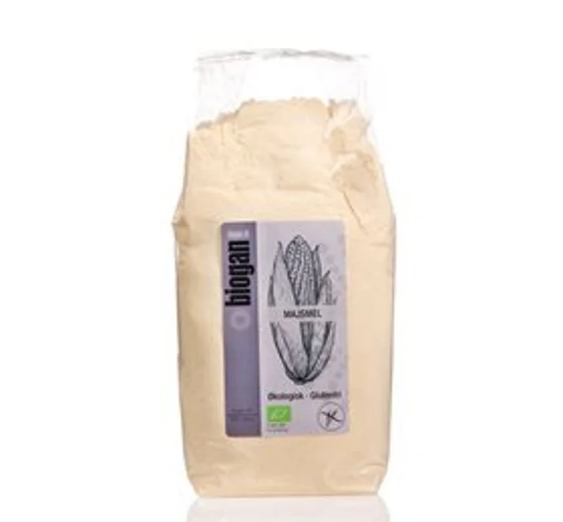 Biogan Majsmel 1 kg, Helse & Madvarer, Mel, Majsmel