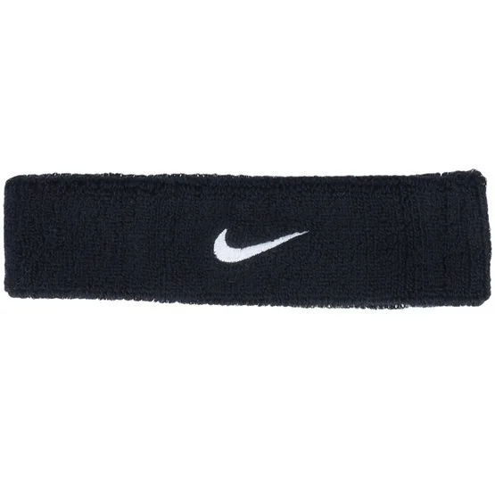 Nike - Svart headband Lue - Swoosh Black Headband @ Hatstore