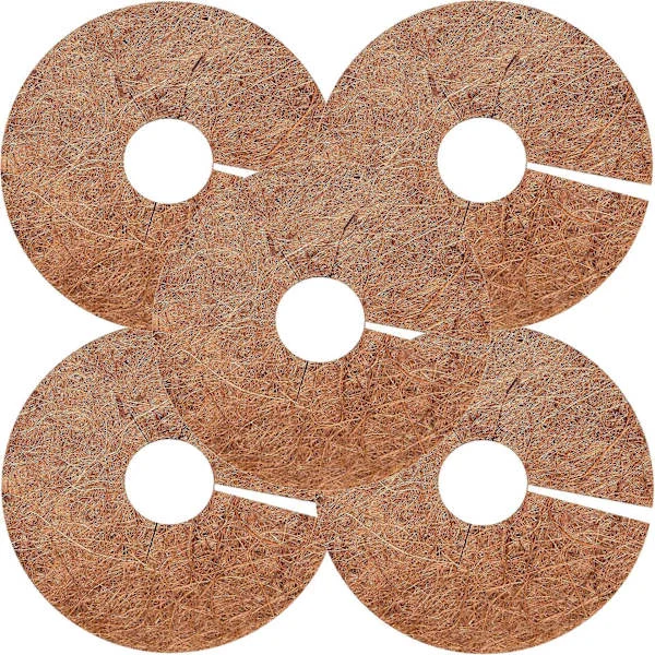 Kokosnötsväxtmattor, 8 stycken Kokosmatta Växtskyddsskiva Vinterskydd för Hem Hotell Trädgård (30 cm)