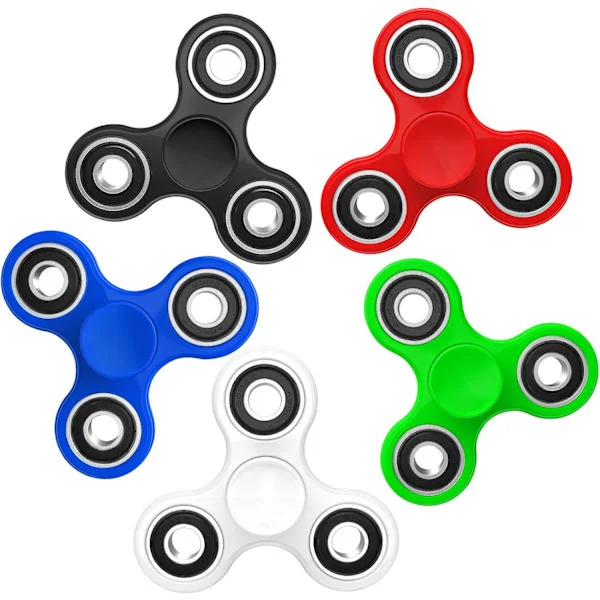 SCIONE Fidget Spinners 5-pakning - Fidget-leker Sensoriske stressavlastningsleker for voksne og barn, angstreduserende Fidget Spinners, Goodie Bag-