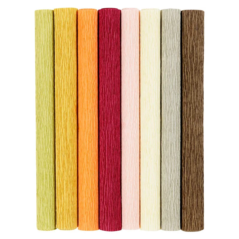 Creativ Company Kreppapir Dype farger 8 ark