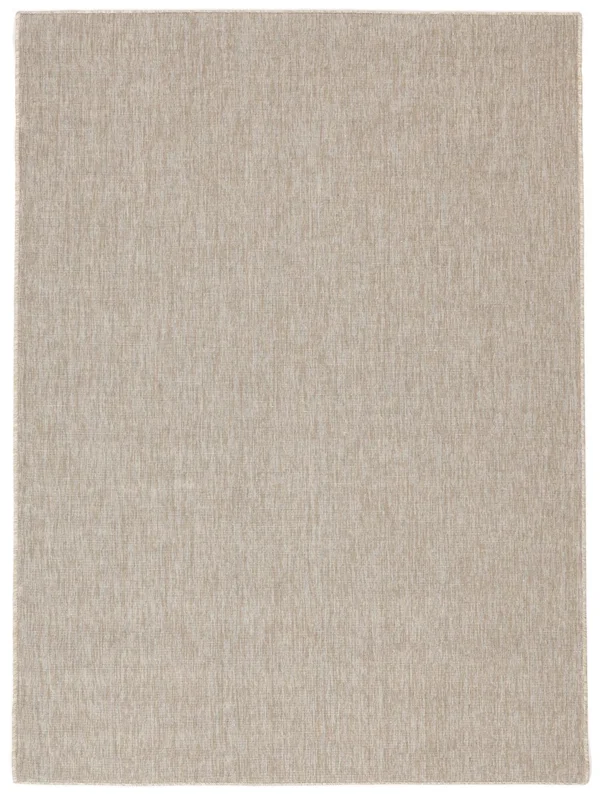 Binnen-/Buitenkleed Eén Kleur Wasbaar Cameron Vloerkleed - Beige 200X300 In Rustieke Stijl