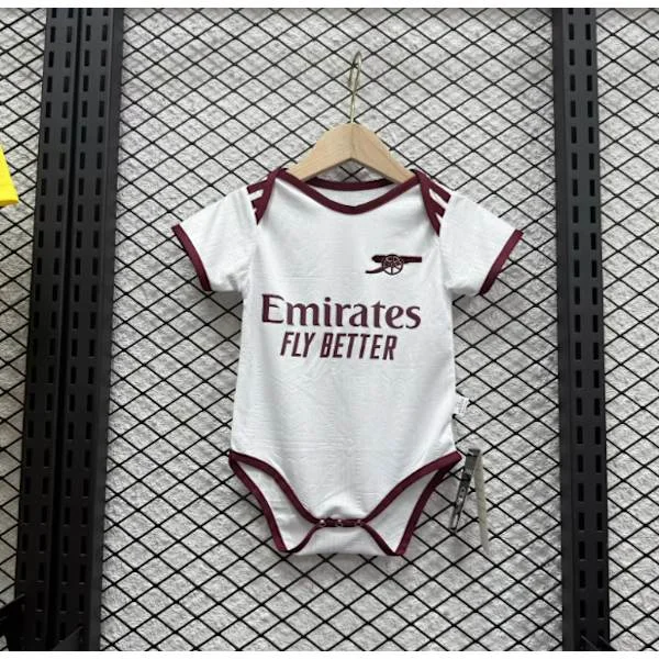 [LLC] 25-26 Arsenal Udebanetrøje Nyfødt Baby Jumpsuit Fodbolddragt-FS-