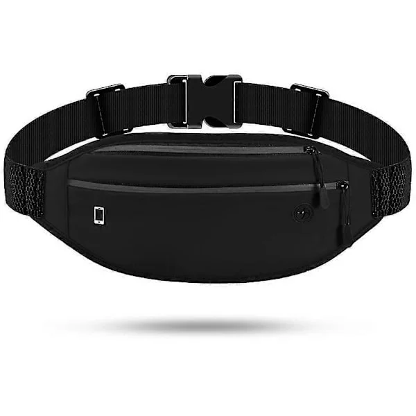 Running Belt Fanny Pack, Waist Bag For Running Jogging Gym Fitness Cycling Hiking Workout black
