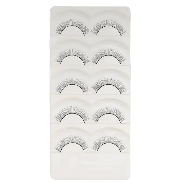 5 par magnetiska lösögonfransar Öva lösögonfransar Bindemedel Lösögonfransar Magnetiska ögonfransarSvarta 3X1.7X0.7CM Black 3X1.7X0.7CM