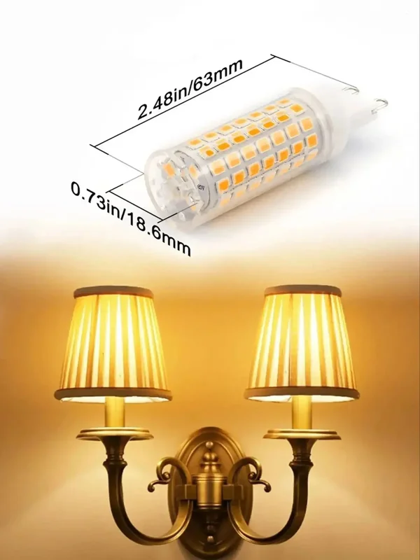 AliExpress - 10 pièces G9 LED 18W 15W 12W 9W 7W AC 220V 230V 240V G9 lampe à LED ampoule LED SMD 2835 LED G9 lumière remplacer 30/40W lampe halogène