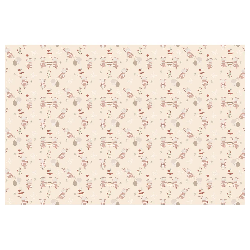 Pappersduk Möss 180 x 120 cm