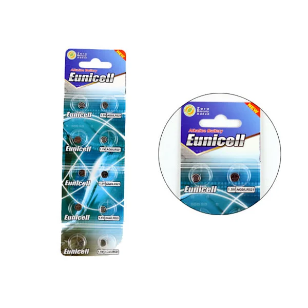 10-pack AG0 LR521 SR521SW SR63 LR63 SR521W 379A 379 V379 Batteri