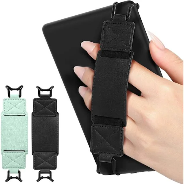 2-paknings sikkerhetshåndstropp for 6-8" Kindle e-leser Fire-nettbrett-Kindle/Kobo/Voyaga/Lenovo/Sony E-bok-nettbrett, svært elastisk allsidig 