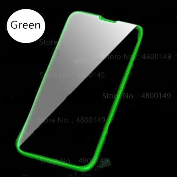 3PCS Nattlampa Lysande Skärmskydd Begagnad Telefon kompatibel iPhone 12 11 13 14 15 16 17 Pro Max Plus Mini Fodral Härdat Glasfilm
