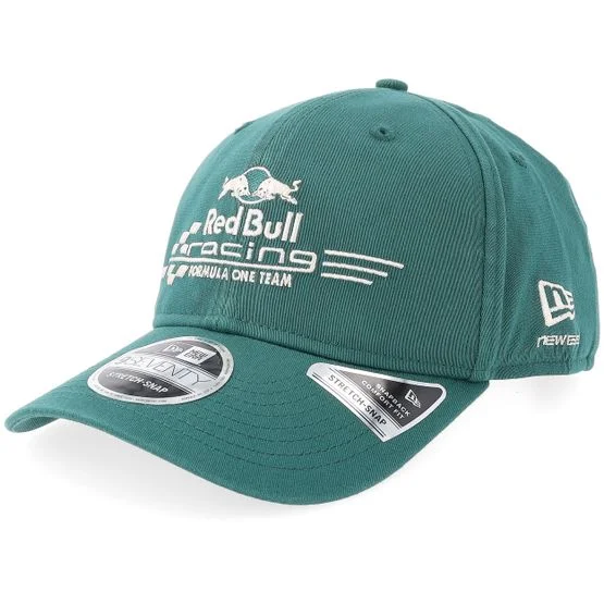 New Era - Motor Grønn adjustable Caps - Red Bull F1 26 Washed 9SEVENTY Dark Green Dad Cap @ Hatstore