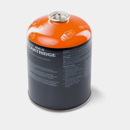 Gas canister / camping gas GSI Isobutane All Season Fuel Cartridge, threaded, 450 grams