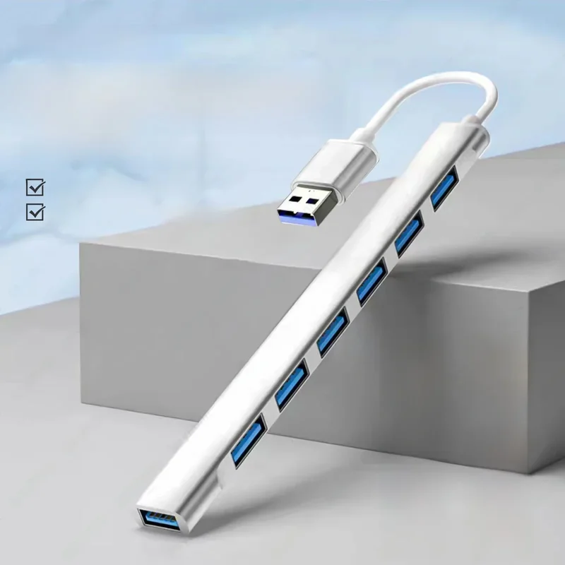 AliExpress - HUB USB 7 Ports USB C USB 3.0 HUB 7 en 1 Type C répartiteur USB multiport adaptateur OTG adaptateur USB pour Macbook Pro Air PC portable