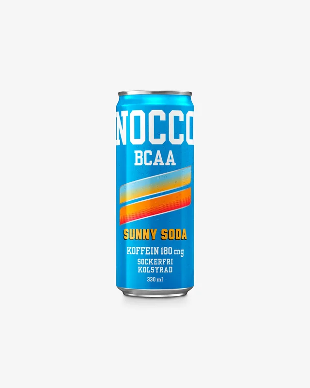 NOCCO BCAA - 330 ml - Sunny Soda - Funktionsdryck, Energidryck, Grenade aminosyror