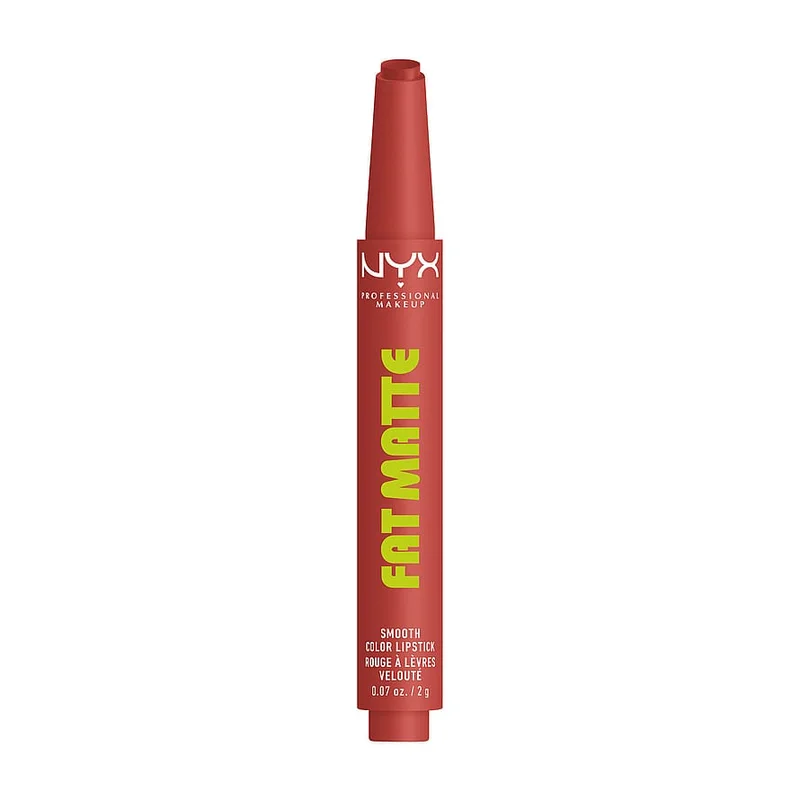 Spar 25% • Køb 2, NYX PROFESSIONAL MAKEUP Fat Matte Slick Click Lip Balm 09 Mauve Cloud, Hudpleje, Ansigtspleje, Læbepleje