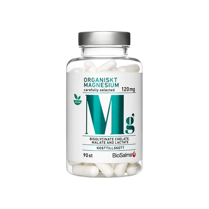 BioSalma Organisk Magnesium 120 mg 90 stk