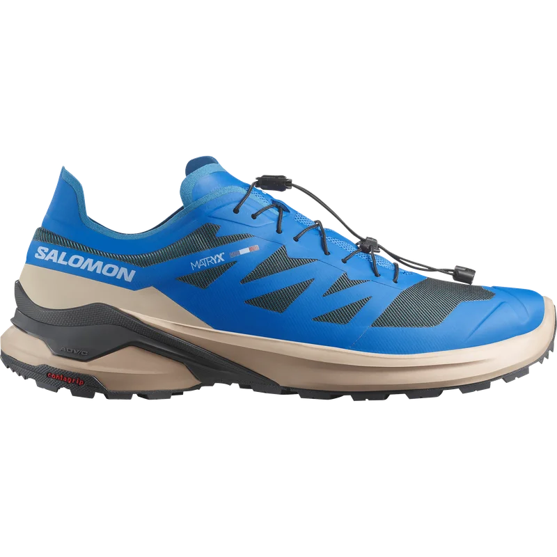 Salomon - Men's Trail Running Shoes XA Meta Made In France - French Blue / Oxford Tan - 6.5
