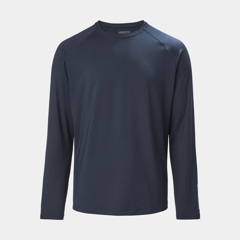 UV shirt long-sleeve Musto Evolution Sunblock Long-Sleeve 2.0, True Navy, men, X-Small