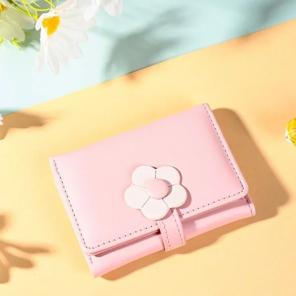 Piger Lille Pung Dame Trefoldet Pung ROSA pink