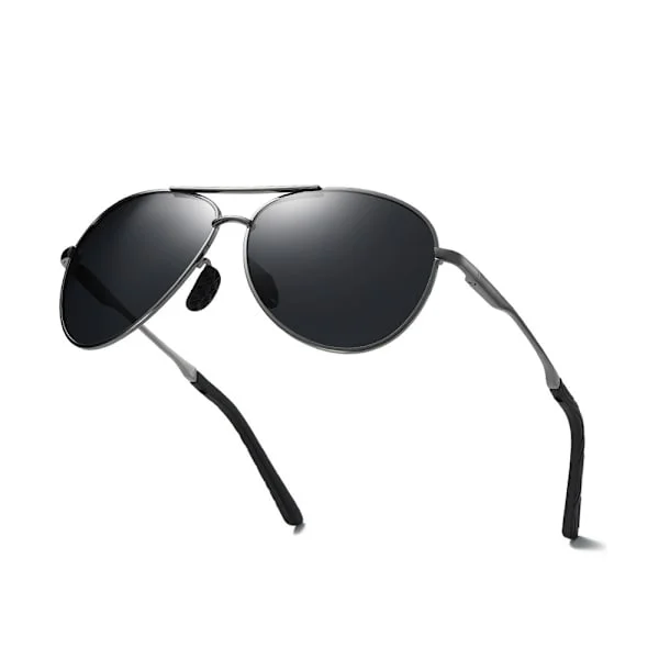 Sunglasses, -Men-Women-Pilot-Polarized Pilot Sunglasses-Black Black