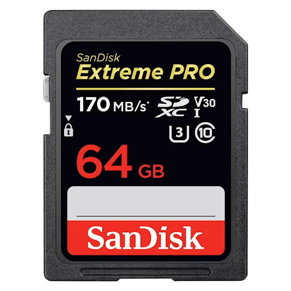 Minneskort SanDisk Extreme Pro SDXC - 64GB