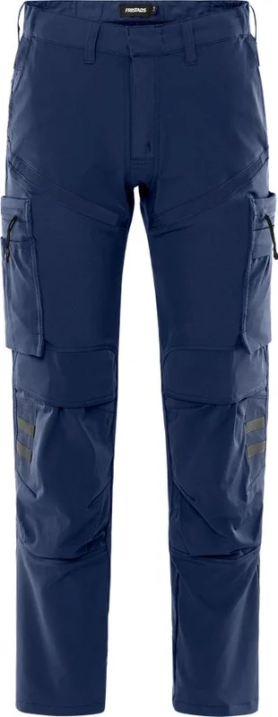 Arbetsbyxor Fristads Herr Servicebyxa stretch 2653 LWS, Marinblå Arbetskläder