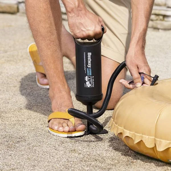 Bestway Air Hammer håndpumpe / luftmadras håndpumpe / dobbeltvi