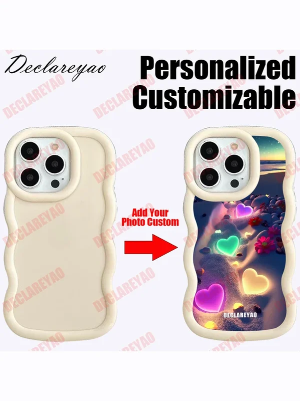 AliExpress - Coques personnalisables DIY avec photos pour Apple iPhone 17 Air 16 16e 15 14 Plus 13 12 11 Pro Max 6 7 8 SE 2022