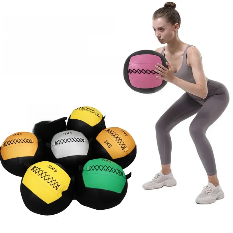 AliExpress - Vide 2 -12kg Crossfit médecine mur balle gymnastique Core formation lancer Boucing Slam Cross Trainer équilibre formation médecine balle