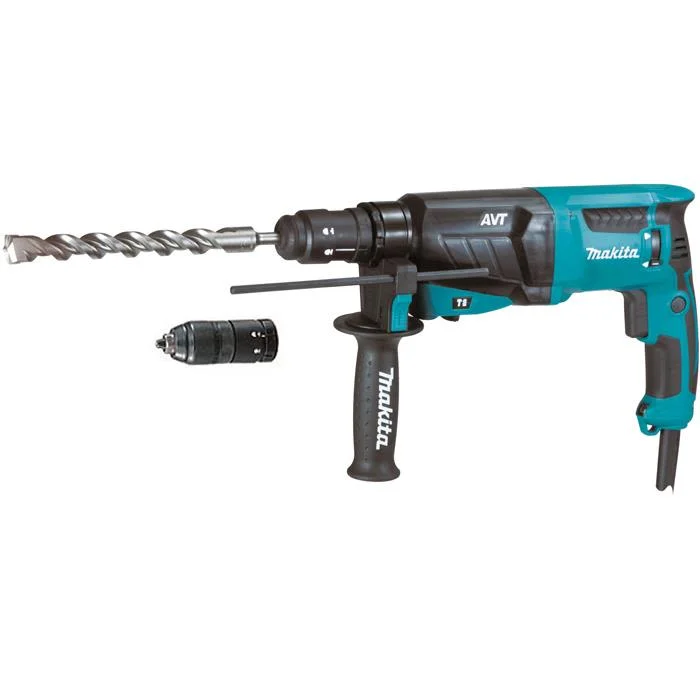Makita HR2631FTJ Poravasara 800 W, Koneet
