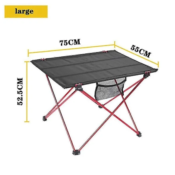 Bärbart hopfällbart bord camping utomhusmöbler dator sängbord picknick 6061 aluminiumlegering ultralätt hopfällbart skrivbord