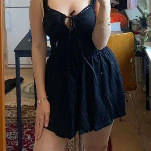 Black summer dress