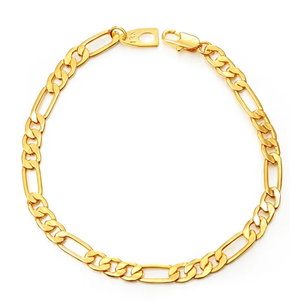 Armbånd Lænke/Kæde i Guld 5mm Herrearmbånd guld