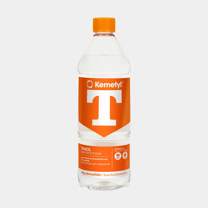 Spritbränsle / bränsle till stormkök Kemetyl T-Tenol, 1 liter