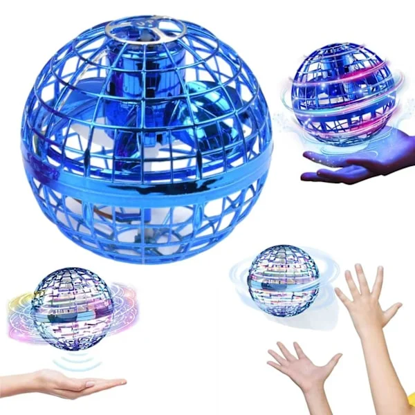 Floating Ball Toy Boomerang Flying Ball Orb Outdoor Play Blue [GKS] blue