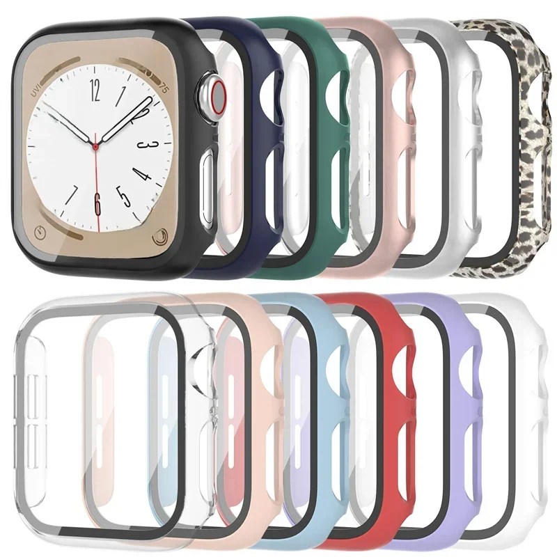 AliExpress - Gehärtetes Glas + Abdeckung für Apple Watch Case Ultra Zubehör SE 3 4 5 6 7 8 Iwatch Displayschutzfolie 49 mm 45 mm 41 mm 44 mm 40 mm