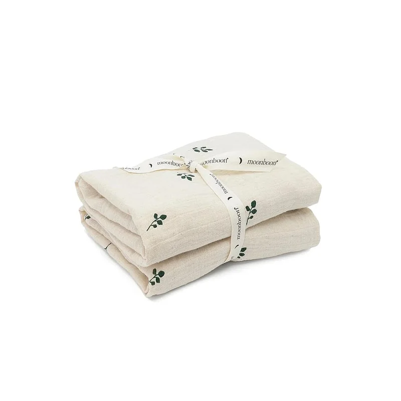 Moonboon Stofbleer 2-Pak Leaf, Børn & Forældre, Bleer, Stofbleer