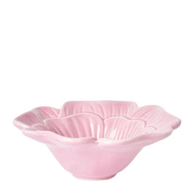 Åhléns Home Skål i porslin VALLMO 16 cm Skålar Rosa ONESIZE