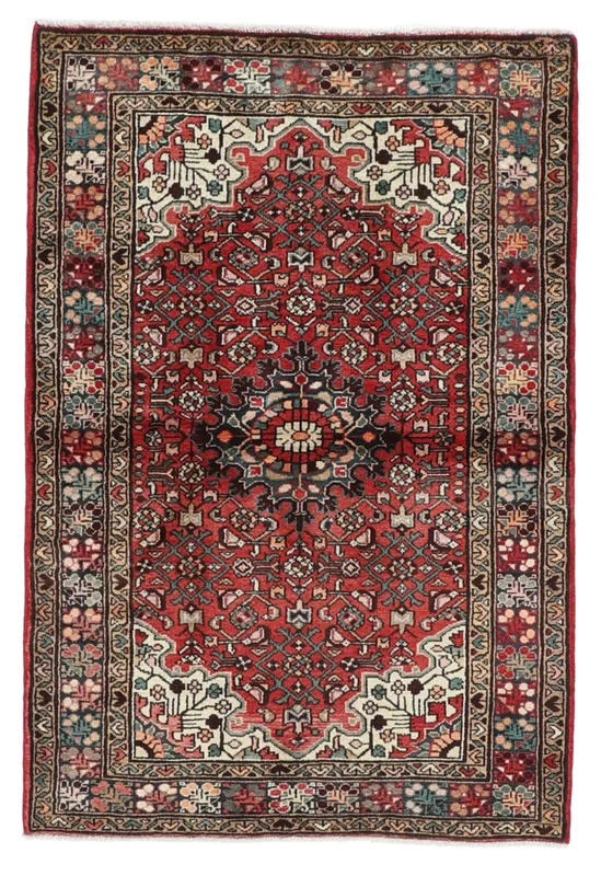 Mahal Rug 110X163 Dark Red/Brown Wool