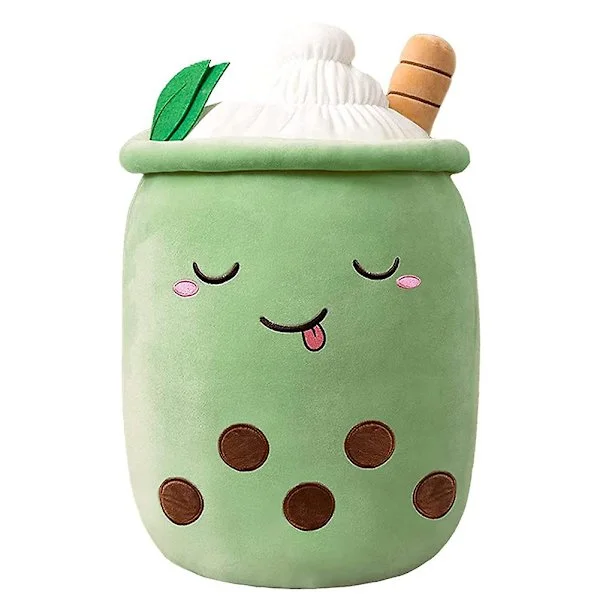 Bubble Tea Plyschleksak Bedårande Bubble Pearl Milk Tea Kudde Barn Kram Kudde Present 50cm