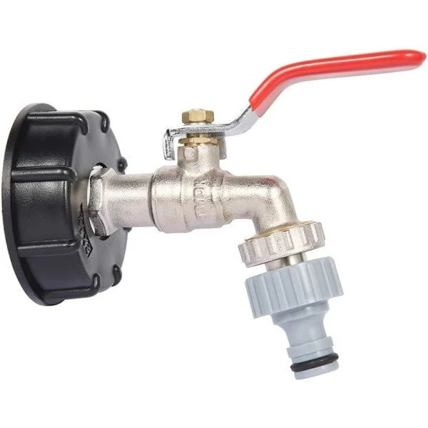 IBC Tank Adapter S60X6 Ersättningsventilkoppling 1/2 " Slang