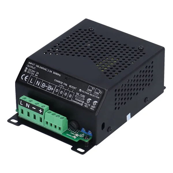 Automatisk intelligent væskegeneratorsett batterilader 12V 24V AC 100-240V LBC2403-1206B