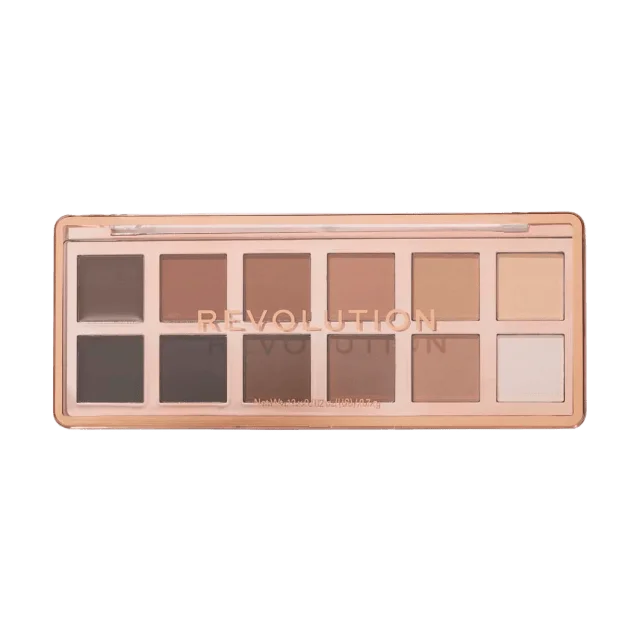 Revolution The Master Icon Matte Nudes Palette Ögonskuggor Dam Transparant 8,4g
