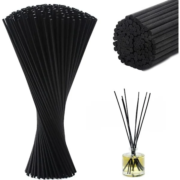100 Stycken - Doftpinnar - Doftpinnar Refill - 19 cm × 3 mm - Doftspridare - Doftspridare - Fiber, Fiber