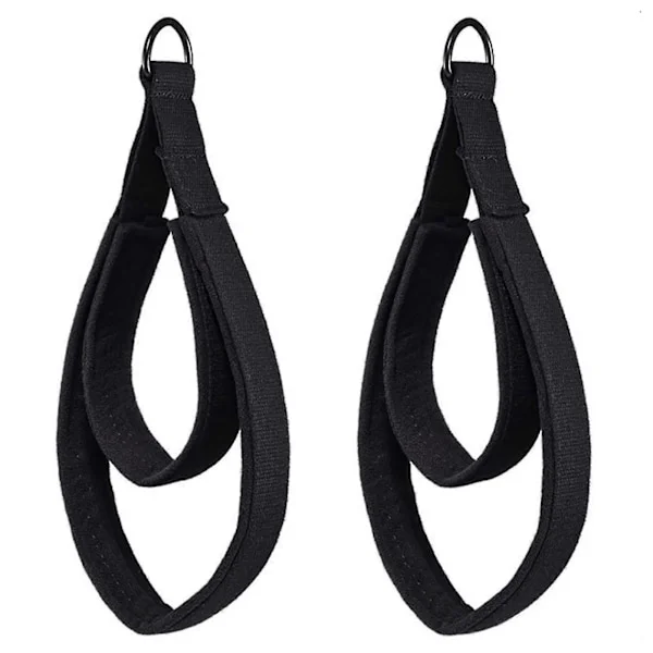 1 Par Pilatesremmar Pilates Dubbel Loop Rem Reformer Fitness D-Ring Remmar Vadderad Pilatesutrustning D-Ring Yoga Träningsremmar Tillbehör Hem G