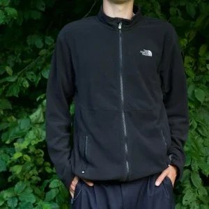 Svart The North Face fleece