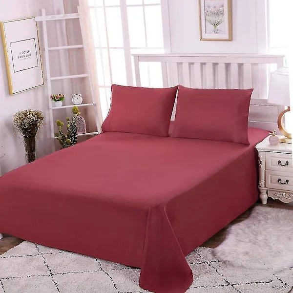 1 Person 100% Bomull Flat Laken 200x230 Cm-Bomull Sengetøy
