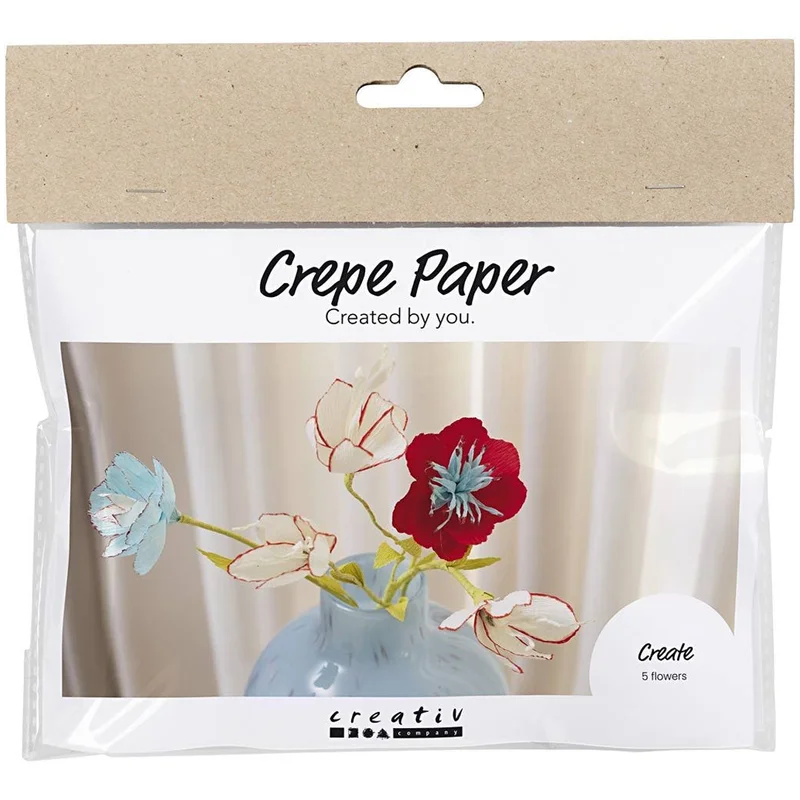 DIY-kit Crepe Paper Flowers Set 1