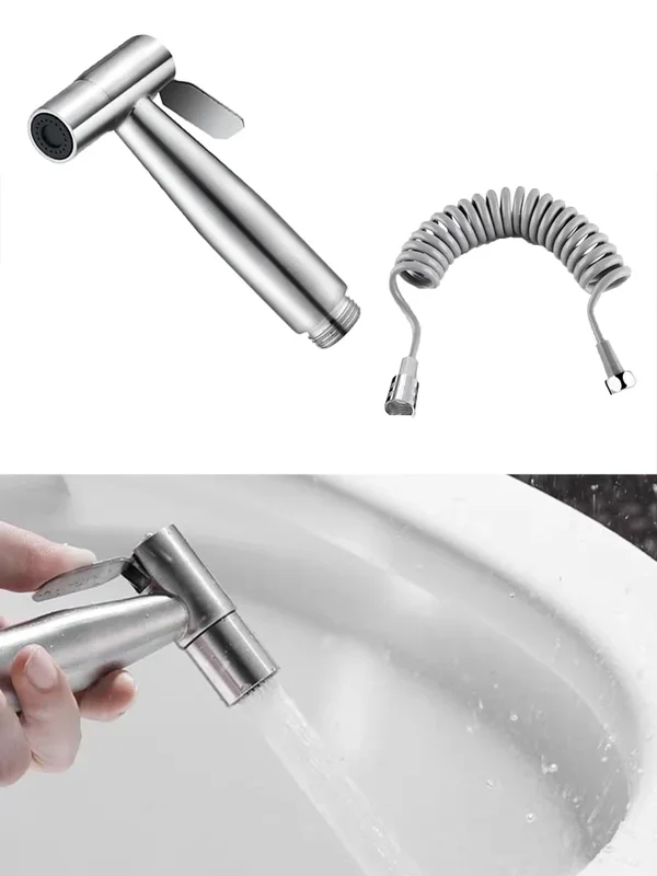 AliExpress - Ensemble de pulvérisateur de Bidet Portable, pour toilettes, robinet de Bidet, porte-pistolet, Valve à 3 voies, accessoires de salle de 