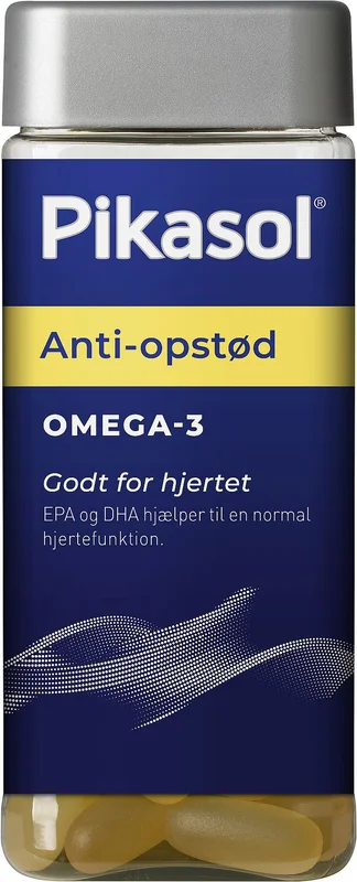 3 for 2 - Pikasol Anti-opstød Omega-3 90 stk, Helse & Madvarer, Kosttilskud, Fiskeolie & Omega 3